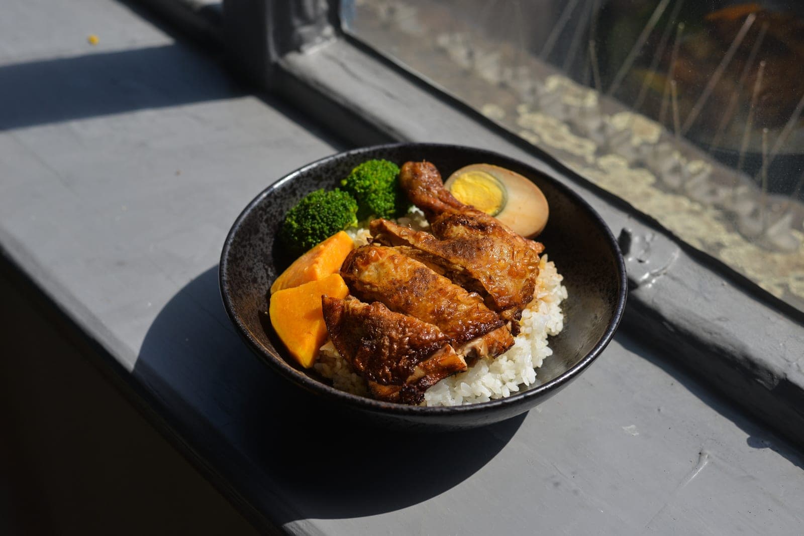 Braised Chicken Leg Bento